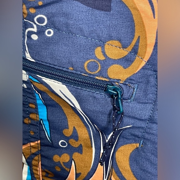 Patagonia Paradise Fish Glass Blue Minimalist Wavefarer Board Shorts Size 38 - Picture 4 of 7